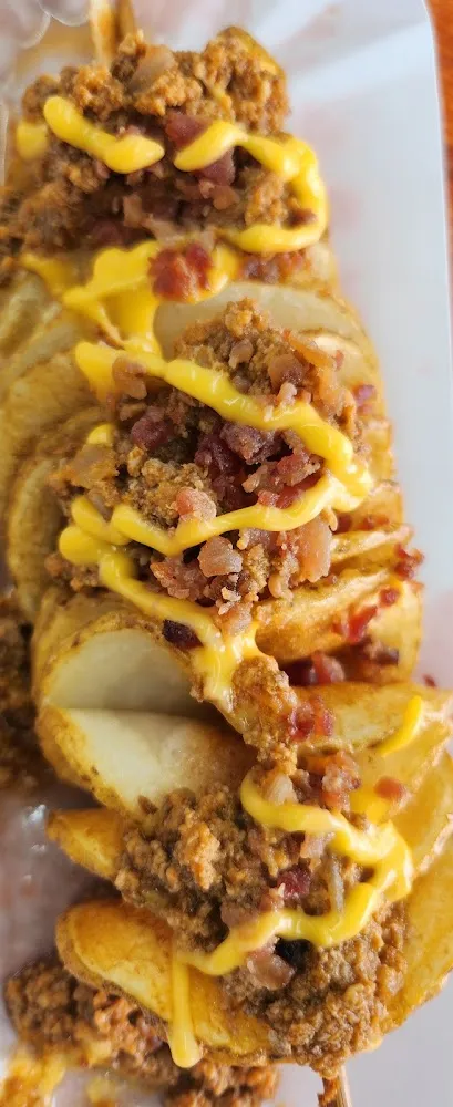 Close Up Tornado Potatoes