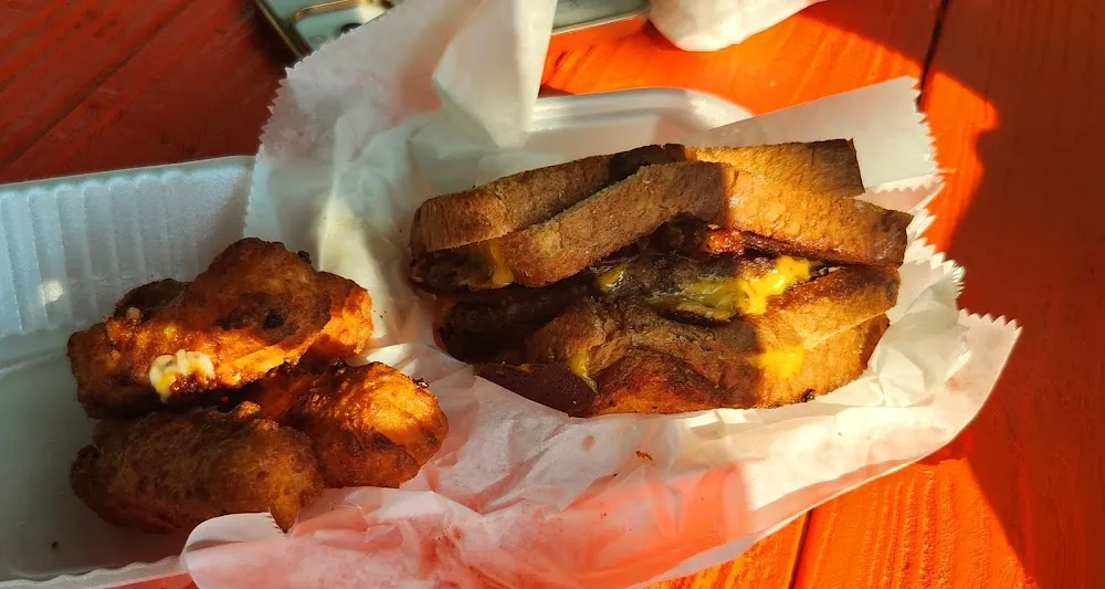 OC Burger & and Onion Rings
